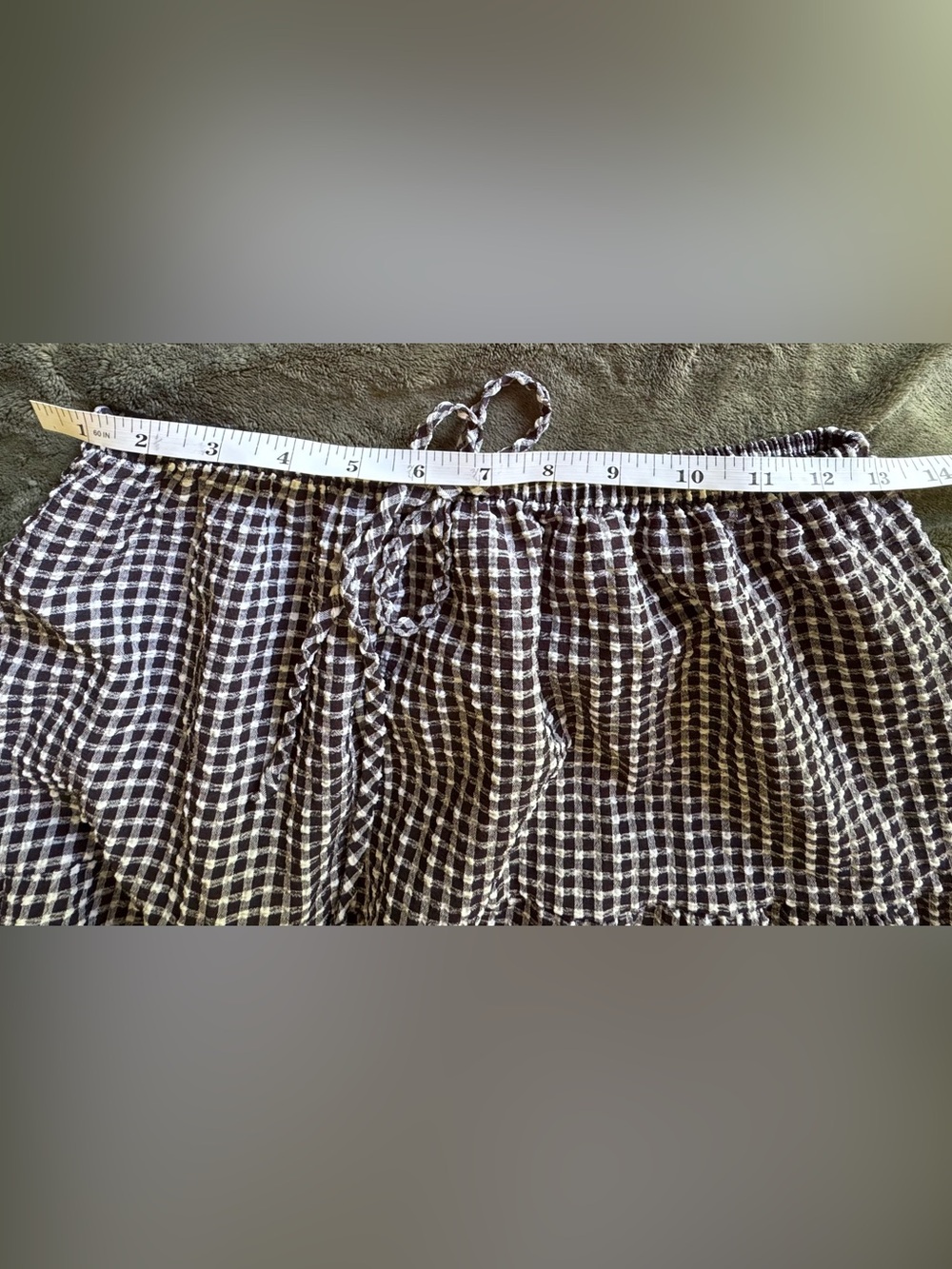 Sienna Sky Black & White Gingham Tiered Maxi Skirt - Picture 4 of 5
